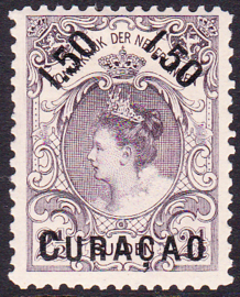 NVPH   28 Frankeerzegel met overdruk Ongebruikt Cataloguswaarde 27,50