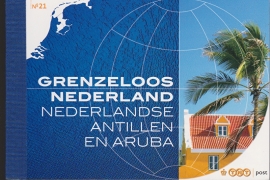 Prestigeboekje PR 21  Grenzeloos Nederland 2008 cataloguswaarde 25,00