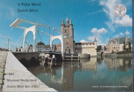 Jaarset 1992 Koninklijke Ned. Munt in boekvorm FDC