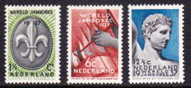 NVPH 293-295 Wereld Jamboree Vogelenzang Postfris cataloguswaarde 15.00