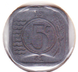 5 cent 1941 (Zeer Fraai)