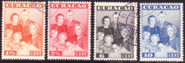 NVPH 164-167 Koninklijke familie Gebruikt Cataloguswaarde 3,50