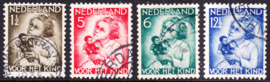 NVPH  270/273 Kinderzegels 1934 Gebruikt  Cataloguswaarde 25.00
