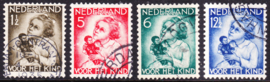 NVPH  270/273 Kinderzegels 1934 Gebruikt  Cataloguswaarde 18.00