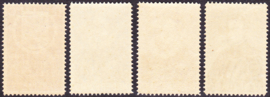 NVPH 252-255 Herdenkingszegels Postfris Cataloguswaarde 70.00