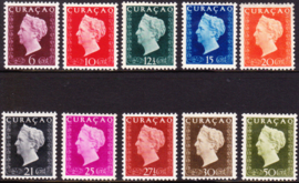 NVPH   185-194 Koningin Wilhelmina ''Hartz'' Ongebruikt Cataloguswaarde 78,00