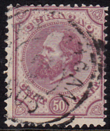 NVPH  9C Koning Willem III Gebruikt Cataloguswaarde: 2.50