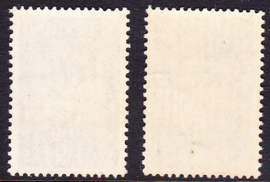 NVPH 325-326 100 jaar spoorwegen Nederland 1939 Postfris Cataloguswaarde 25.00