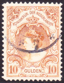 NVPH   80 Koningin Wilhelmina Gebruikt  Cataloguswaarde 750.00