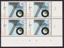 Plaatfout  1347 PM  Postfris in blok van 4  Cataloguswaarde 22,00  A-1070