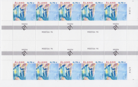 Åland 2004 Mi: 235 Complete set brugparen  Postfris / MNH  A-0493