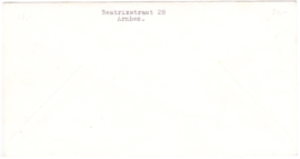 FDC E54 FOUTDRUK met nr 53  ipv 54