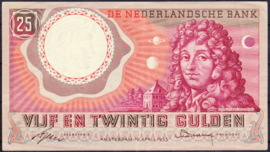 Nederland 25 Gulden bankbiljet 1955 NR 83-1a  kwaliteit P+