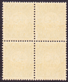 NVPH P29 in blok van 4 Postfris Cataloguswaarde 80,00++