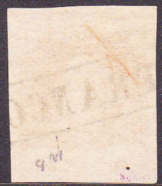 NVPH 1 Koning Willem 3  Gebruikt Cataloguswaarde: 125,00