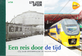 Prestigeboekje PR 54 ''175 jaar spoorwegen in Nederland''
