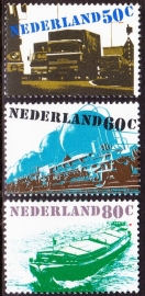 NVPH  1204-1206  Verkeer en Vervoer  Postfris