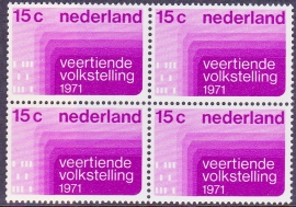 Plaatfout  984 PM  Postfris in blok van 4  Cataloguswaarde 11,00  E-5395