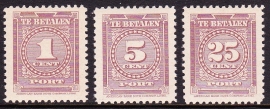 NVPH P33-35 Port American Banknote Cie Postfris  Cataloguswaarde: 24.00 E-0056