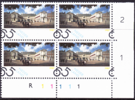 Plaatfout 1386 P Postfris in blok van 4