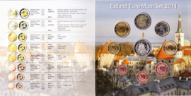 Euro setje Estland 2011 BU met speciale penning