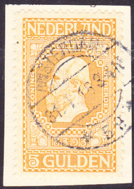 NVPH  100 Jubileum 1913 op fragment gebruikt Cataloguswaarde 45.00