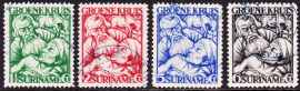 NVPH 141-144  Groene-Kruiszegels Gebruikt Cataloguswaarde 30,00