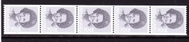 Rolzegel 1238R strip van 5 Postfris E-3161