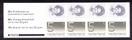 Postzegelboekje 27a  LuXe Postfris