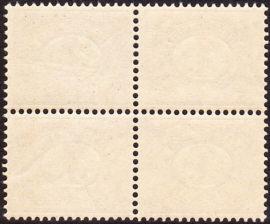 Plaatfout   51 PM8 Postfris in blok van 4 Cataloguswaarde: 180,00+++