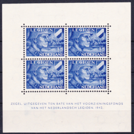 NVPH  403B Legioenblok Postfris Cataloguswaarde 130,00