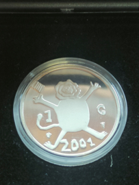 1 Gulden 2001 '' de laatste giulden'' (PROOF)