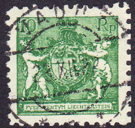 Liechtenstein 1921 Mi: 50A Gebruikt / Used