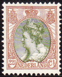 NVPH  70 Wilhelmina bontkraag Postfris Cataloguswaarde 40.00