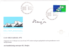 E115 Gesigneerd door Ontwerper: R.J. Draijer met open klep
