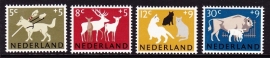 NVPH  812/815 Zomerzegels dieren Postfris