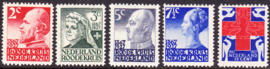 NVPH 203-207 Rode Kruiszegels 1927 Postfris Cataloguswaarde 75.00