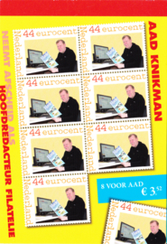 Postzegelboekje Postaumaat Aad Knikman Postfris