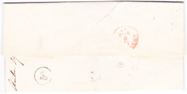 NVPH 1 in paar op complete vouwbrief verzonden vanuit s'Hertogenbosch  18-08-1863