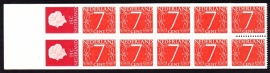 Postzegelboekje  1MZ LuXe Postfris  CW 35.00