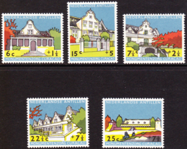 NVPH  298-302 ''Monumentenzorg'' 1959  Postfris cataloguswaarde: 10,00