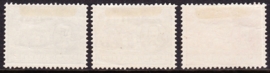 NVPH   87-89 Michiel de Ruyter Ongebruikt  Cataloguswaarde 16.00