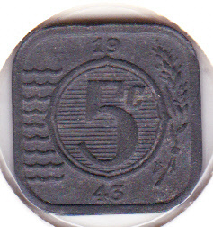 5 cent 1943 (Pracht-)