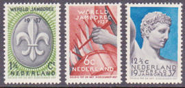 NVPH  293-295 Wereld Jamboree vogelenzang  Ongebruikt  Cataloguswaarde 7.00  E-9791