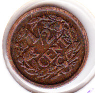 Halve cent 1916 Koningin Wilhelmina   (Zf)