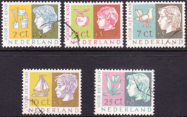 NVPH  612-616 Kinderzegels 1953 Gebruikt