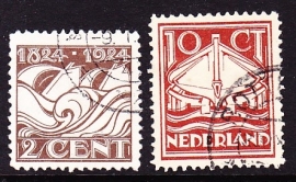 NVPH  139/140 Ned. Reddingsmaatschappij Gebruikt  Cataloguswaarde 4.00 E-2968