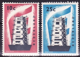 NVPH 681-682 Europa 1956 Postfris