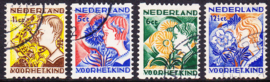 NVPH R94/97 Roltanding Kinderzegels 1932 Gebruikt Cataloguswaarde 45.00