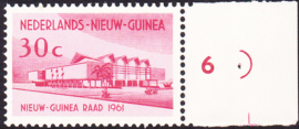 Plaatfout Ned. Nieuw Guinea 68 PM1  Postfris